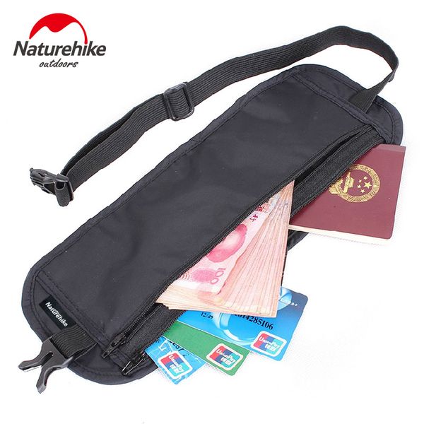 

naturehike nylon ultra-slim travel outdoor sport anti-theft bag passport packs s bags hidden safe hiking running