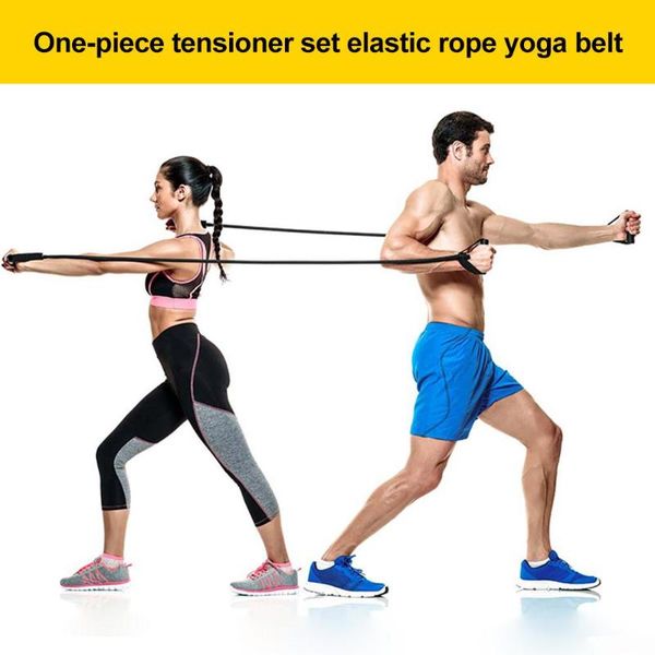 

resistance bands durable tpe puller fitness equipments training 11pcs/ set pull rope latex stretch arm apparatus removable chest expander