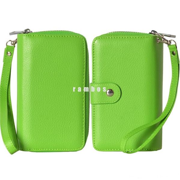 

wallet long purse fashion zipper leather mbile phone case cover with coin pouch purse for iphone6