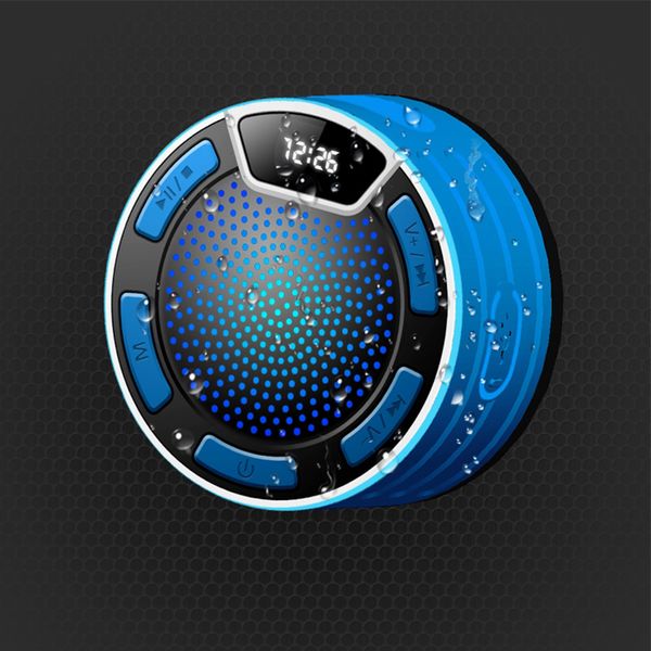 

wireless portable bluetooth speaker with fm radio link charging time display mini suitable for smart phones&tablets speakers