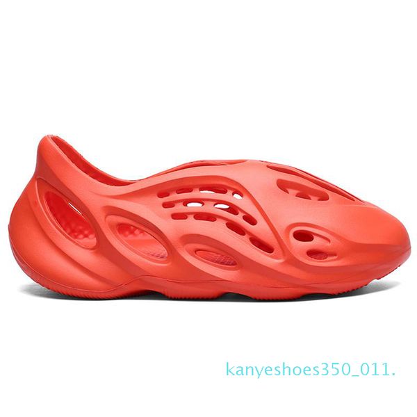 

kanye slides men womens slippers runner slide resin bone desert sand triple black fashion men slides beach 36-45 k11