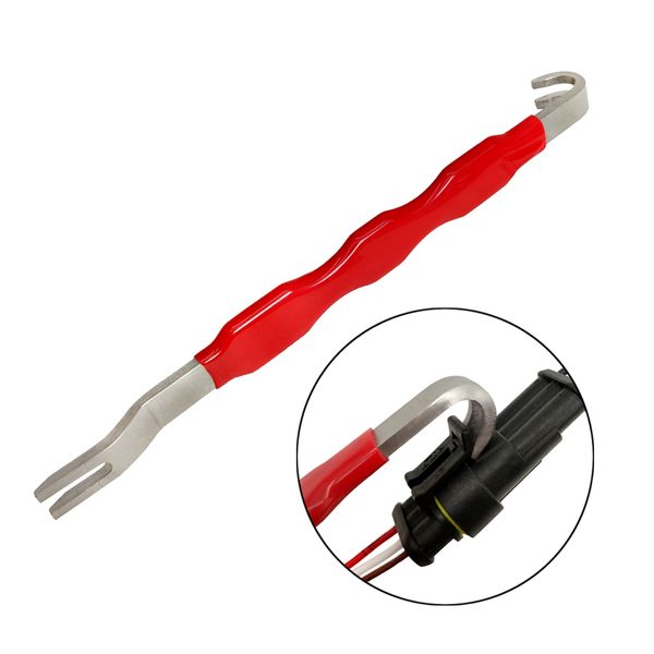 

190mm actomotive electrical terminal connector separator removal tool red