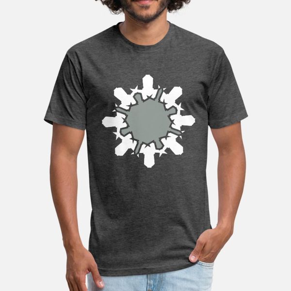 

cool star snowflake winter design decorative futur t shirt men customized 100% cotton o neck original graphic authentic spring family shirt