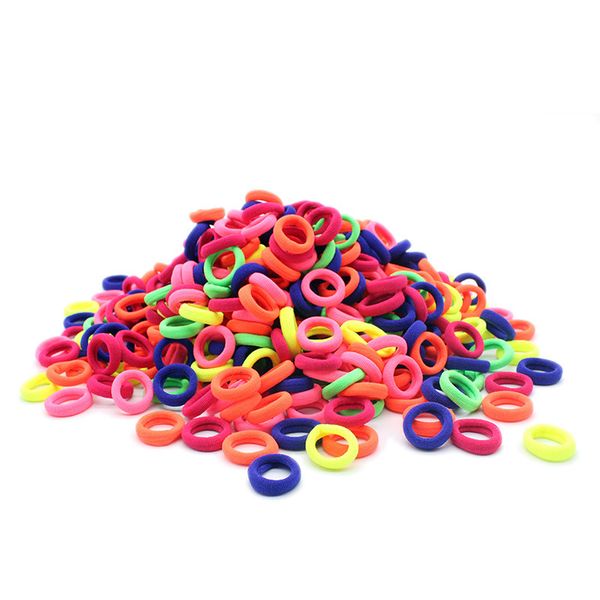 

50pcs 2cm mini hair accessories girls scrunchy elastic hair bands kids baby rubber bands headband decorations ties gum for hair, Slivery;white