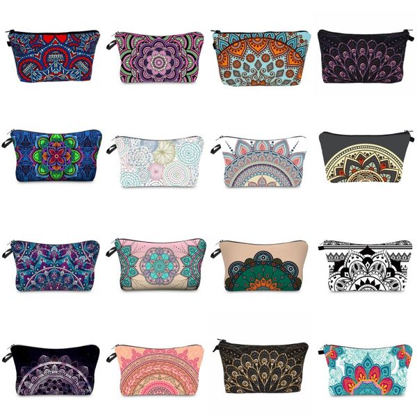 

digital bride makeup bags girls brides mandala designs cosmetic bag 3d print brides makeup bag lady christmas new year gift