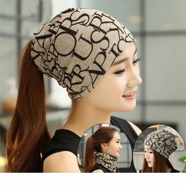 

new arrival 2 use cap knitted scarf & winter hats for women letter beanies women warm skullies girls gorros women beanies, Blue;gray