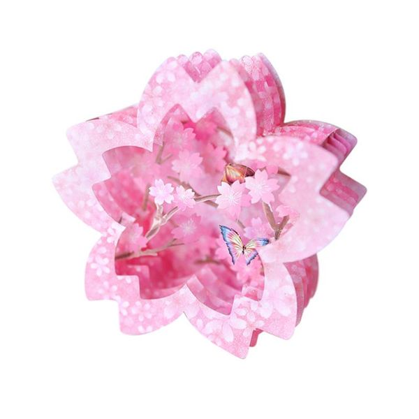 

greeting cards 1pc card 3d paper carved congratulations romantic cherry butterfly blessing valentines day