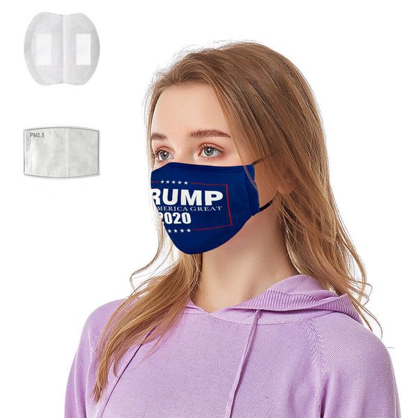 

dhl ship trump masks 2020 usa election pm2.5 cotton mask reusable washable dustproof mouth cover cycling mask with filter
