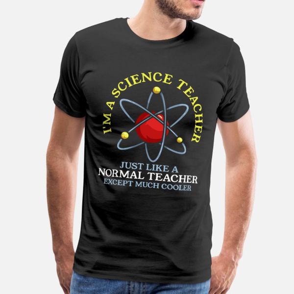 

science teacher t shirt men printed short sleeve s-xxxl vintage interesting humor spring autumn pattern shirt