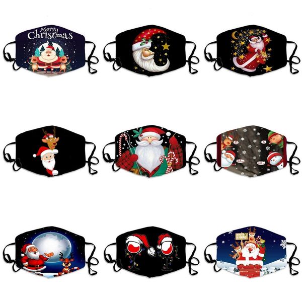 

reusable washable ice printed face masks with two respiration values fashion mouth cover masks, designer face mask#811, Black