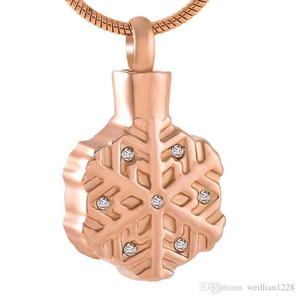 

z221 rose gold stainless steel hexagon commemorative urn necklace hanging human / pet ashes souvenir female cremation pendant, Silver