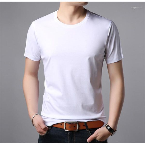 

sleeve crew neck t shirts males clothing mens designer t shirts pure color clothes casual short, White;black