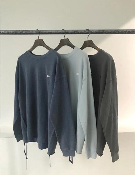 

t shirt long sleeves 1 washed t shirt hip hop streetwear t shirts men women, White;black