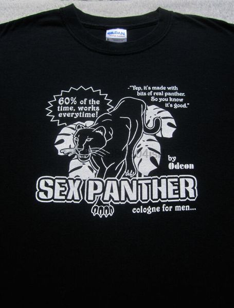 

panther cologne for men large t-shirt anchorman