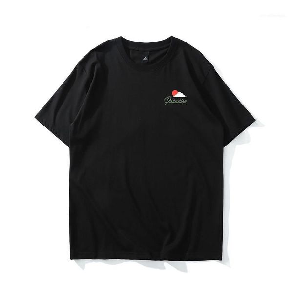 

coconut short sleeved crew neck loose t-shirt 2020 designers fashion male teenager clothes casual summer, White;black