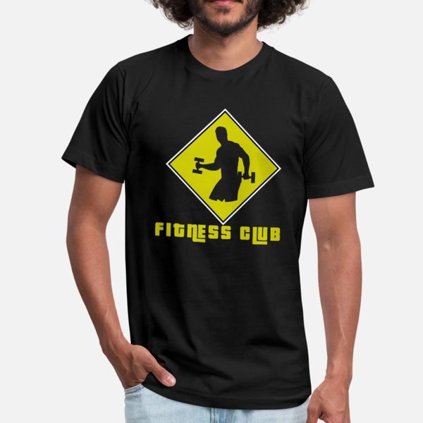 

fitness club t shirt men personalized cotton o neck outfit loose funny casual spring autumn family shirt