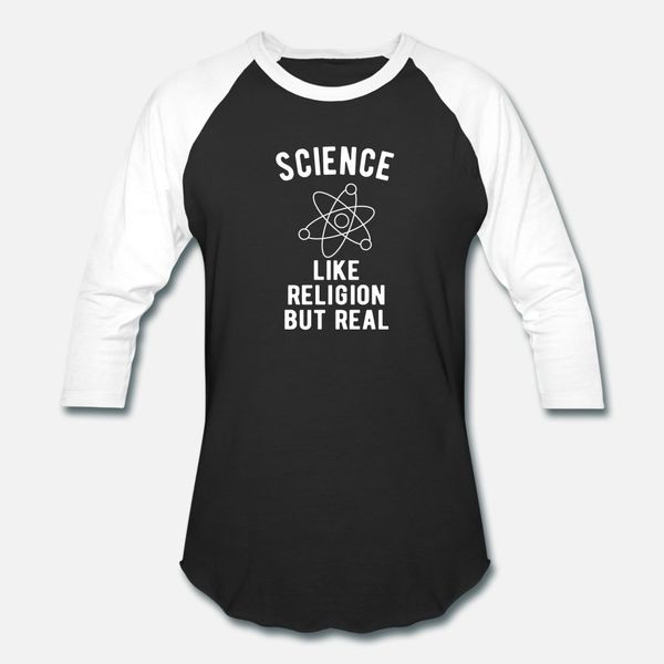 

atheist science like religion but real t shirt men custom short sleeve o-neck homme graphic comfortable spring autumn leisure shirt