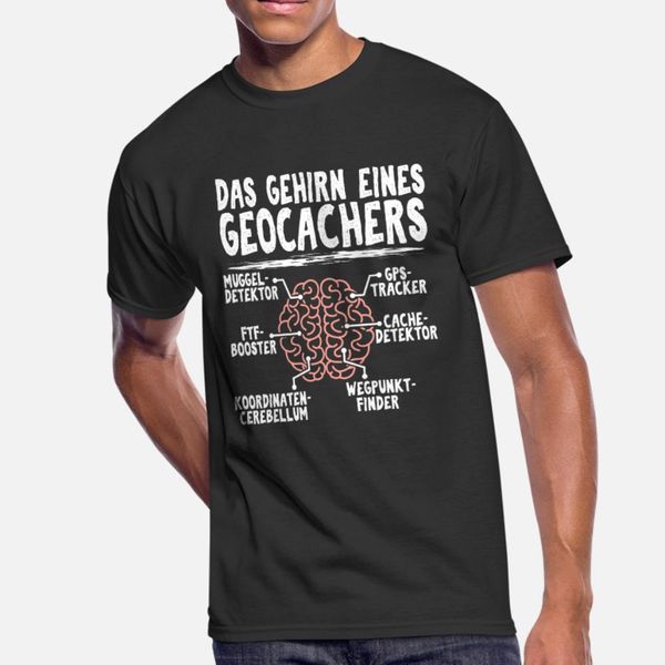 

das gehirn eines geocachers muggel detektor ftf t shirt men design cotton s-xxxl pictures famous new fashion spring trend shirt