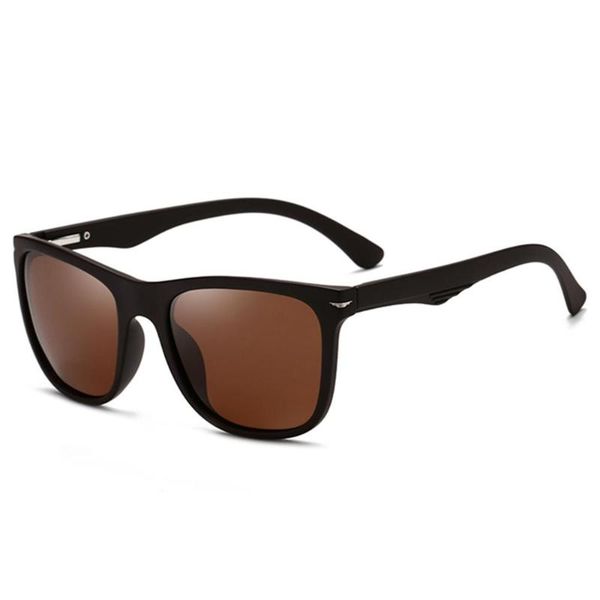 

darktrees brand designer classic hiking driving unbreakable frame sunglasses shades for men, polarized, 100% uv protection, White;black