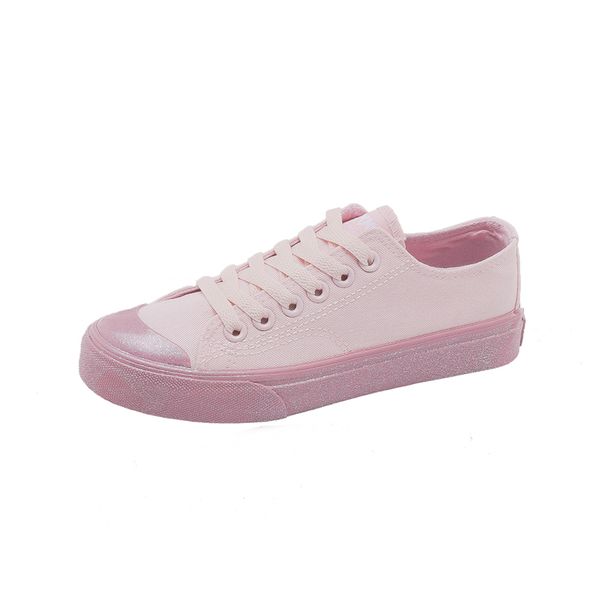

2020 new tide shoes fashion korean canvas shoes ins spring and autumn wild net red casual flat women, Black