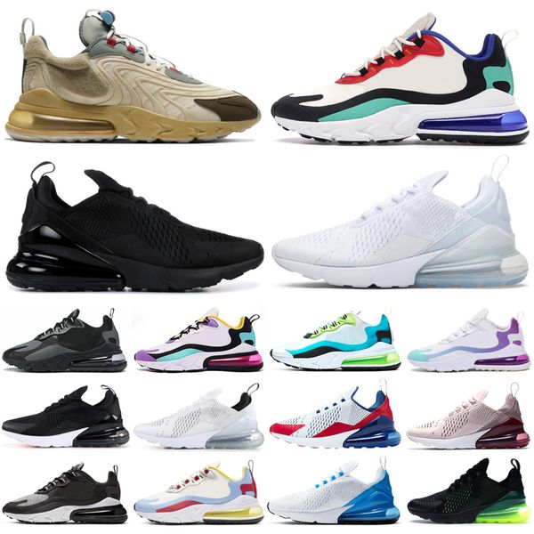 

nike air max airmax трэвис скотт 270 реагируют воздух eng мужчин, женщин кроссовки тройной черный белый bauhuas мужские женские тренажёры сп
