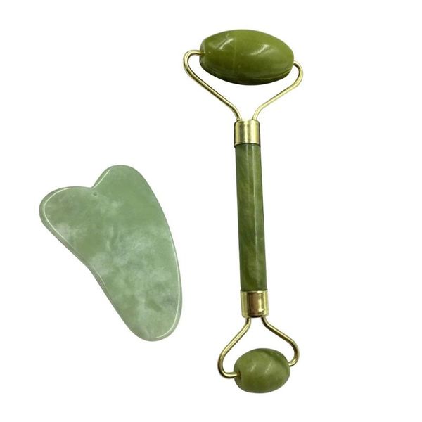 

full body massager natural jade beauty container scraper plate