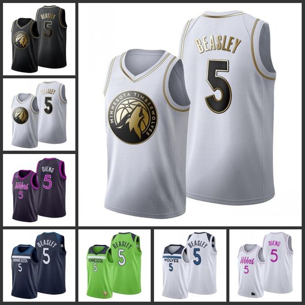 

minnesota timberwolves gorgui dieng men city basketball jersey, Black