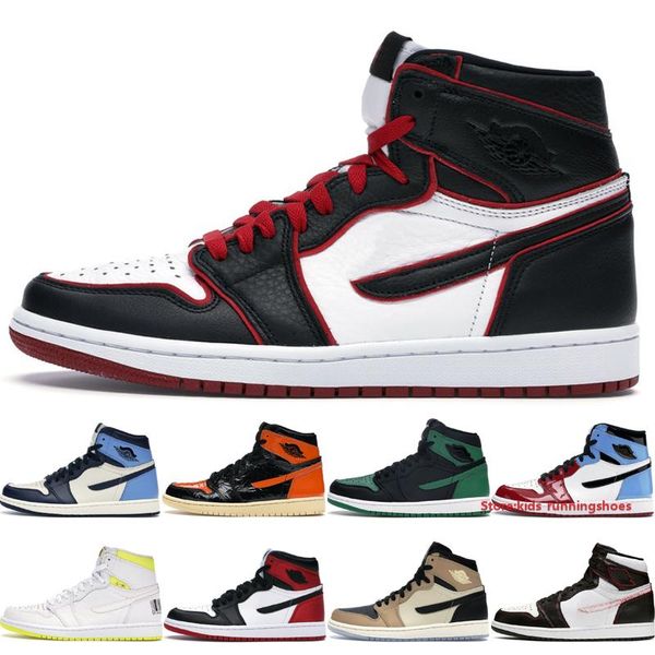 

highest quality1 1s high mens womens basketball shoes jumpman designer bloodline pine green black shattered backboard 3.0 obsidian unc s
