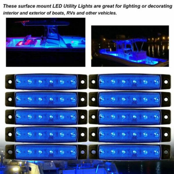 

8 pods rock light dc 12v-24v 6 led rock lights underbody light for offroad truck