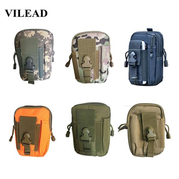 

vilead oxford camouflage running bag outdoor men women fitness sports waist bag tactical travel sport backpack