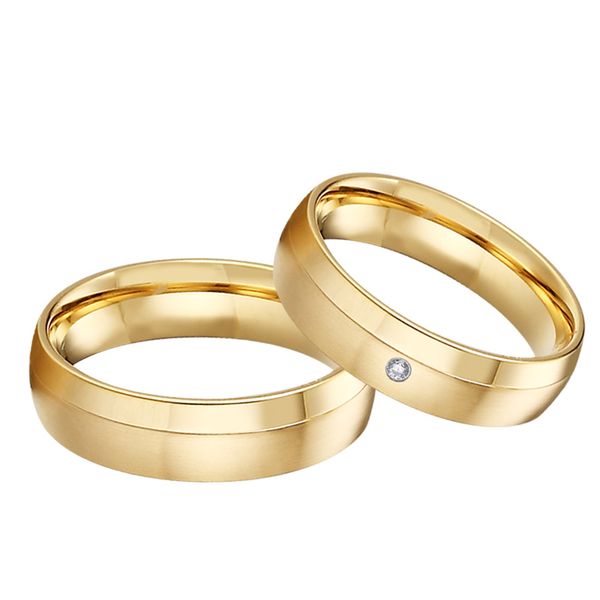

wedding rings classic western african jewelry golden his and hers marriage for men women love alliances couple finger ring, Slivery;golden