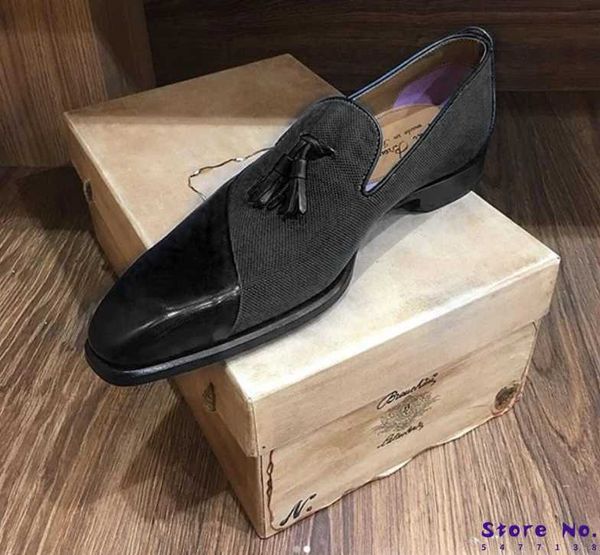 

men pu leather shoes low heel fringe shoes dress brogue spring ankle boots vintage classic male casual f88, Black