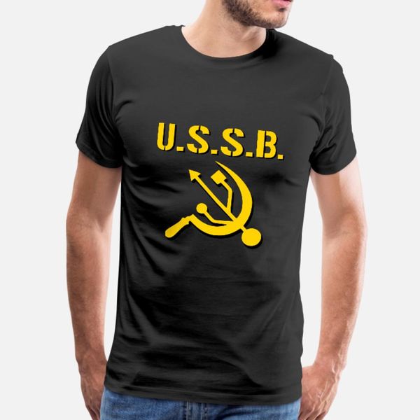 

u s s b ussr советский союз usb пародия тенниска мужчин проектирование хлопка круглый воротник нормальный fit комфортное лето стиль новизна