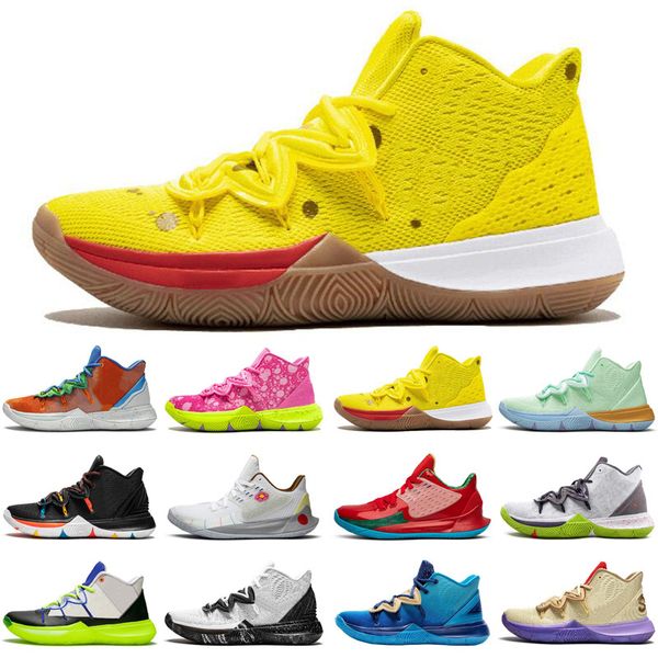 

kyrie irving spongebob kybrid s2 5 jumpman men basketball shoes outdoor what the usa mens trainers sports sneakers size 7-12