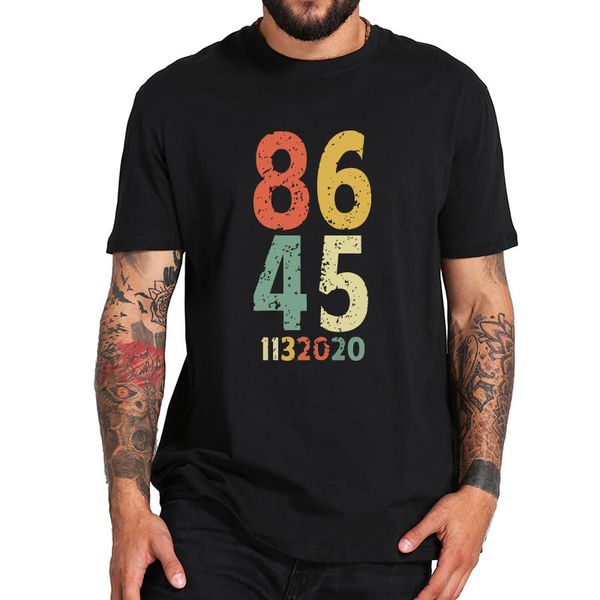 

retro 86 45 shirt 86451132020 classic vintage t shirt 100% cotton eu size summer crew neck basic tee top