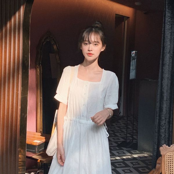 

plus size new summer dress girls boho party cotton female vintage dress print short sleeve women dresses robe vestido, Black;gray