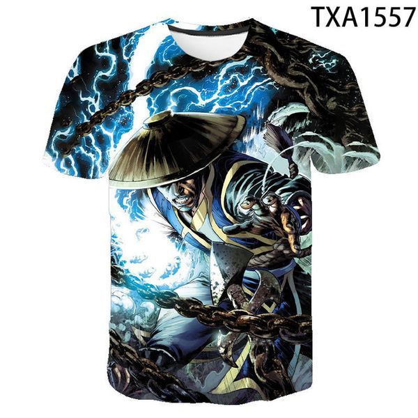 

new mortal kombat clothing street trend fun wild 3d print shirts kawaii funny graphic men clothing