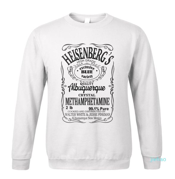 

fashion- sweatshirt men 2020 printed breaking bad heisenberg fashion hoodies spring winter fleece o-neck men's sportswear harajuku, Black