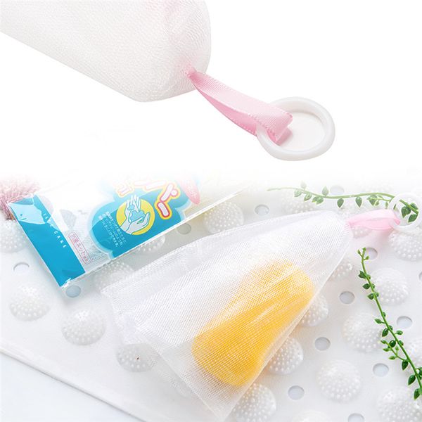 

cleanser bath washing tools soap mesh bag body cleansing nets soap foaming net pe bubble helper mesh wash face