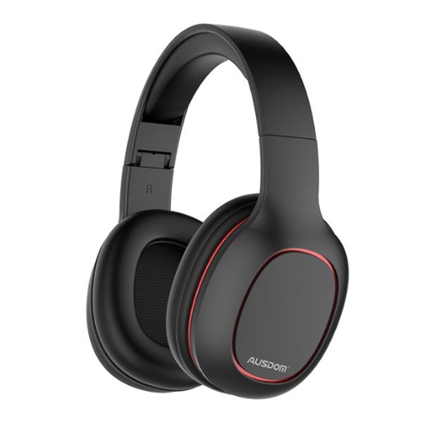 

ausdom m09 bluetooth headphone wired wireless headphones long battery life foldable bluetooth 5.0 stereo headset with mic support tf card
