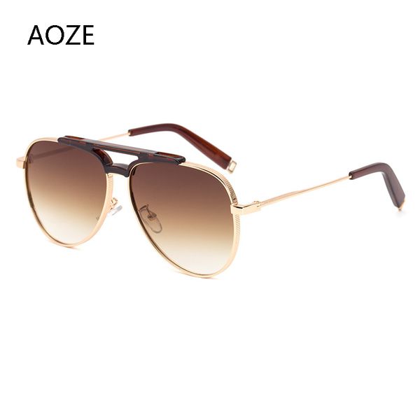 

2020men's fashion gradient sunglasses designer pilot male sunglasses drive anti-glare uv400, White;black