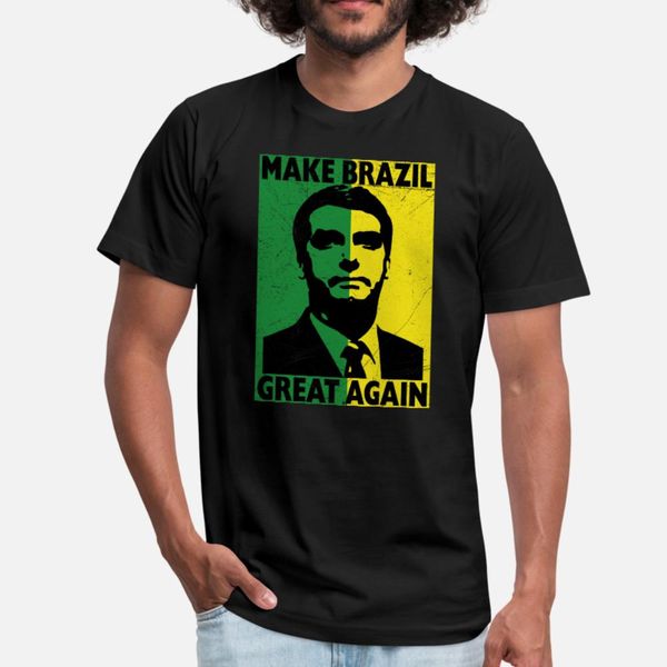 

jair bolsonaro presidente 2018 brasil t shirt men designing cotton plus size 3xl clothes loose fashion summer pattern shirt