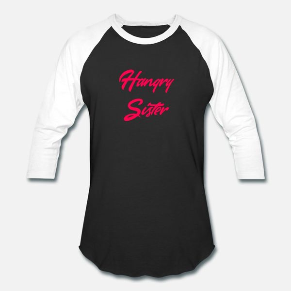 

hangry sister foodie spirit t shirt men create cotton o neck basic solid cute comfortable summer leisure shirt