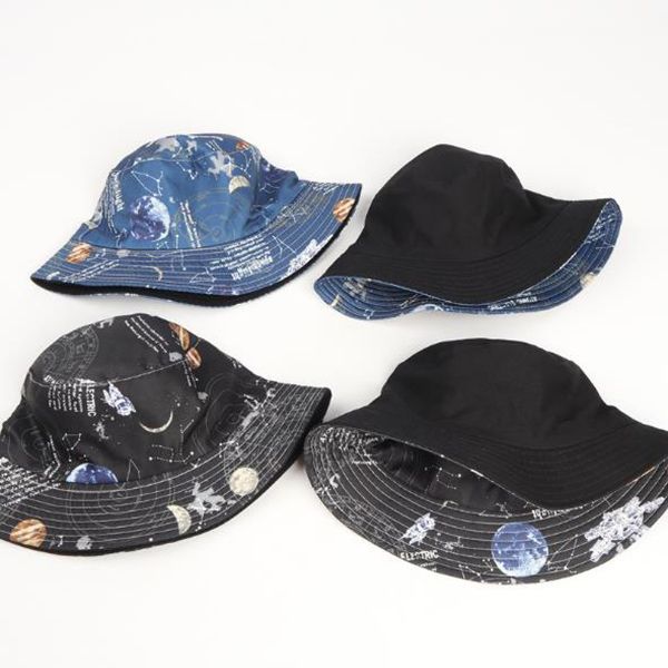 

20 new men's hats fashion designer beanie winter hats double sided starry sky cap high-quality bottle caps simple female bucket hat 333, Blue;gray