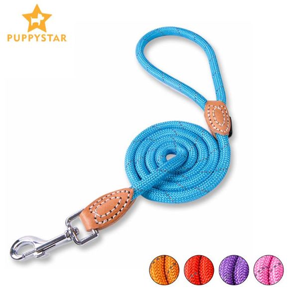 

pet dog leash rope for large dogs medium nylon leashes for dog reflective dog-collar harness pet leash lead durable product