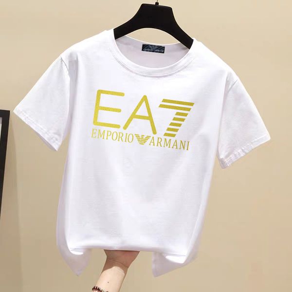 

2020 женщин t shirt женщин printed коротких sleevetee для tshirts повседневного summer мужского женского, White