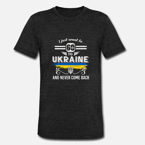 

i just want to go to ukraine t shirt men design short sleeve crew neck clothing interesting humor spring autumn standard shirt