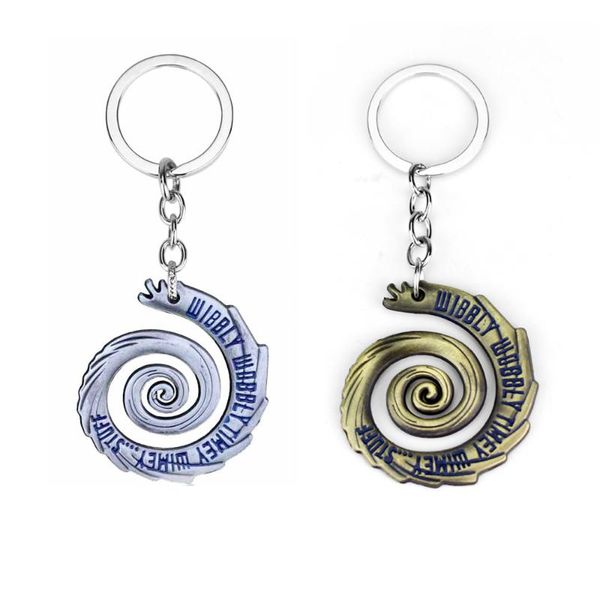 

tv shows series keychains keyring snake round pendant punk men key holder, Silver