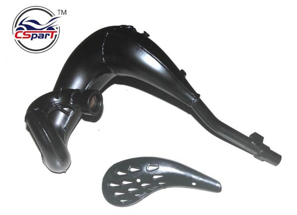 

exhaust pipe for 50 exhaust system junior senior mini sx pro lc silver heater protector