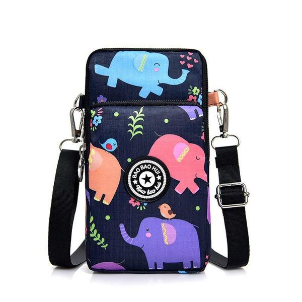 

women messenger flap hand bag mobile phone bags multi functional sports arm single shoulder crossbody neck purse mini bag
